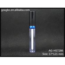 Plastique transparent & vide ronde Lip Gloss Tube AG-HS7286, AGPM emballage cosmétique, couleurs/Logo personnalisé